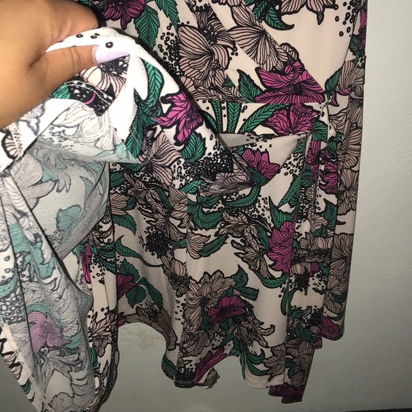 Floral print dress with built in shorts - Picture 2 of 2